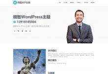 wordpress模板|极简wordpress免费模板,超简洁的免费企业主题模板-新起点博客